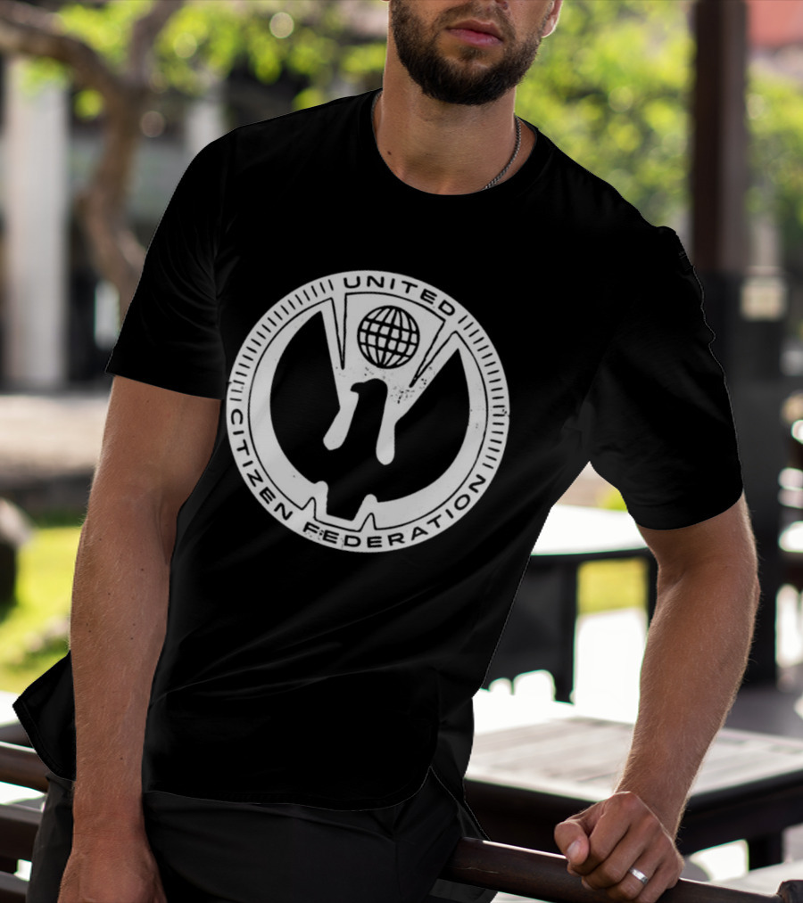 United Citizen Federation Starship Troopers Symbol Emblem T-Shirt