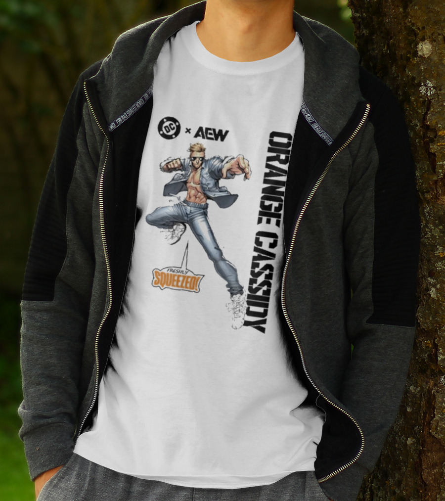 AEW Orange Cassidy Freshly Squeezed OC Comic T-Shirt