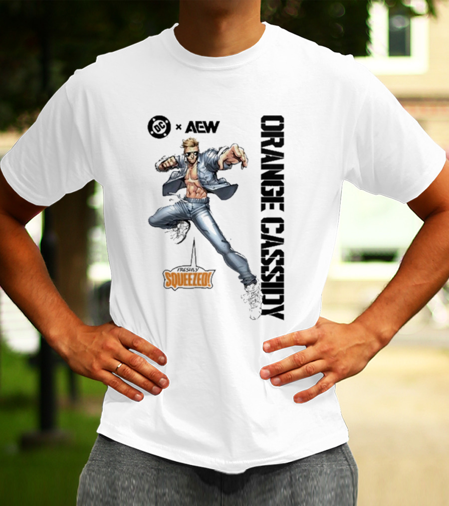 AEW Orange Cassidy Freshly Squeezed OC Comic T-Shirt