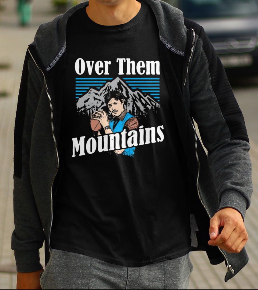 Uncle Rico Throwing Football Over Them Mountains T-Shirt