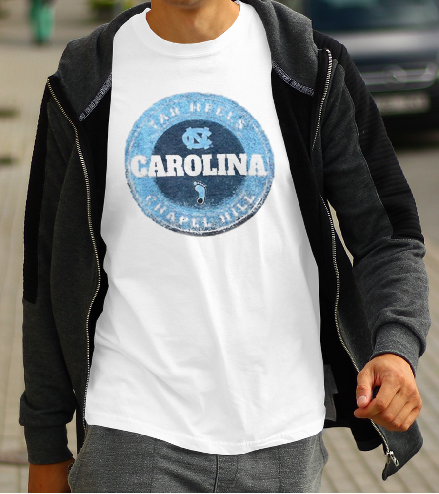 Tar Heels Chapel Hill Carolina NC Round Splatter T-Shirt