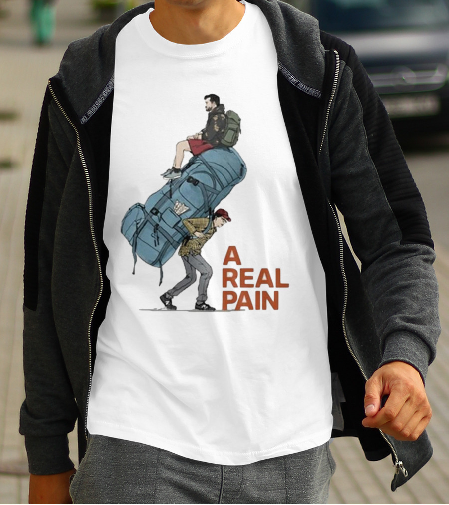 Team Picturehouse Searchlight Pictures A Real Pain Heavy Backpack T-Shirt