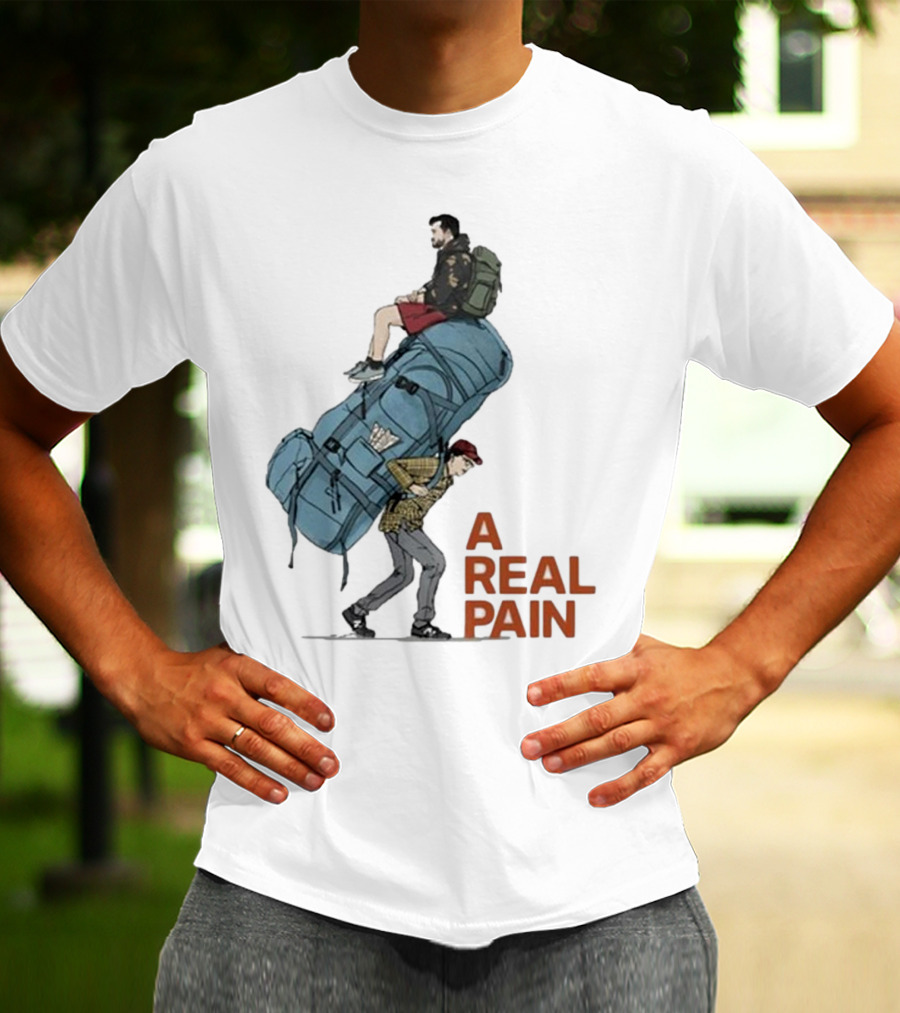 Team Picturehouse Searchlight Pictures A Real Pain Heavy Backpack T-Shirt