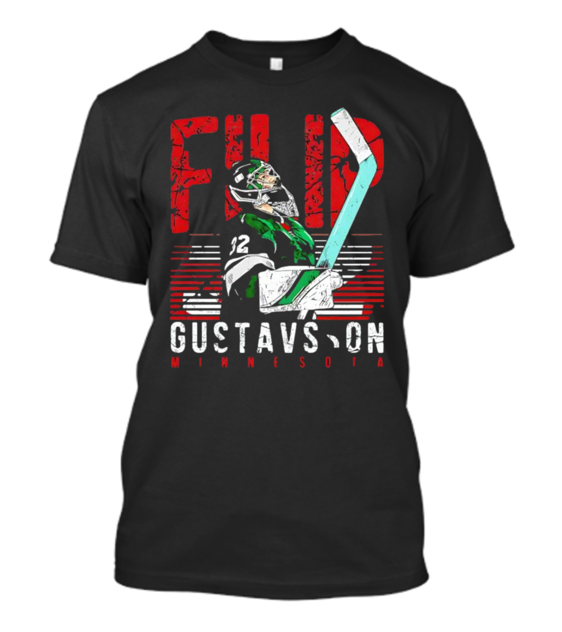 Filip Gustavsson Minnesota Vintage Hockey Player NHL Wild T-Shirt