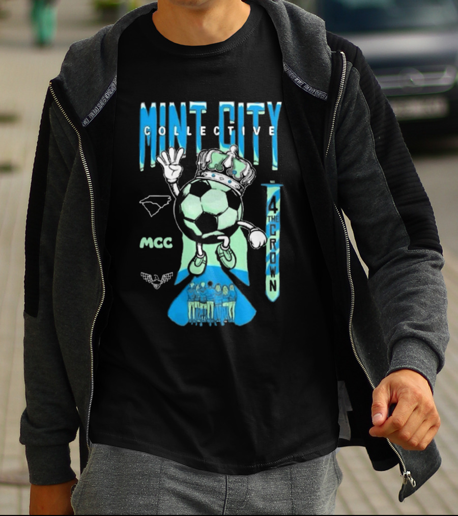 Mint City Collective Soccer Crown MCC 2025 Membership 4 The Crown T-Shirt
