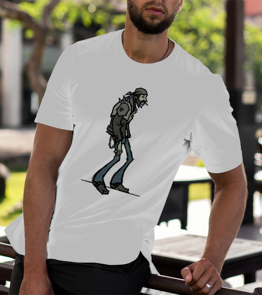 MTV Downtown Titmouse Spiked Jacket Character Stroll T-Shirt