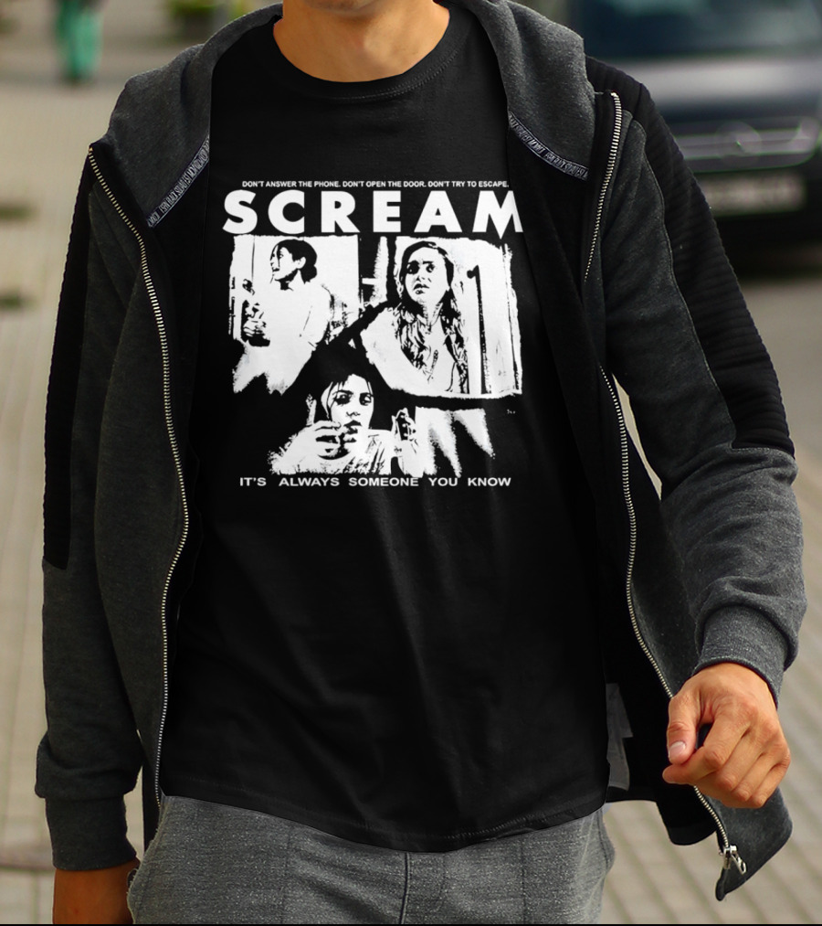 Scream Don't Answer The Phone It's Always Someone You Know T-Shirt