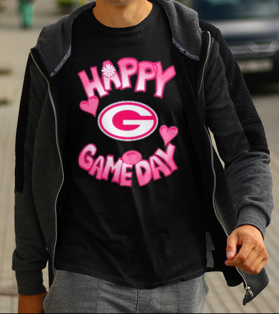 Happy Gameday Valentine’s Day Green Bay Packers 2025 T-Shirt