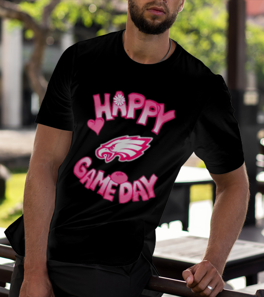 Philadelphia Eagles Valentine’s Day 2025 Happy Gameday T-Shirt