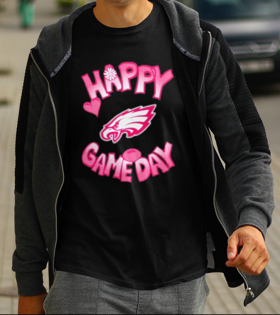 Philadelphia Eagles Valentine’s Day 2025 Happy Gameday T-Shirt