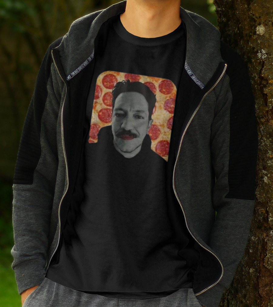 Sal Vulcano Tanka Jahari Event Pizza Background Face T-Shirt