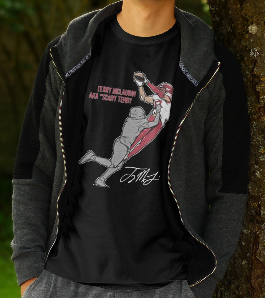 Terry McLaurin AKA Scary Terry Catch Signature T-Shirt