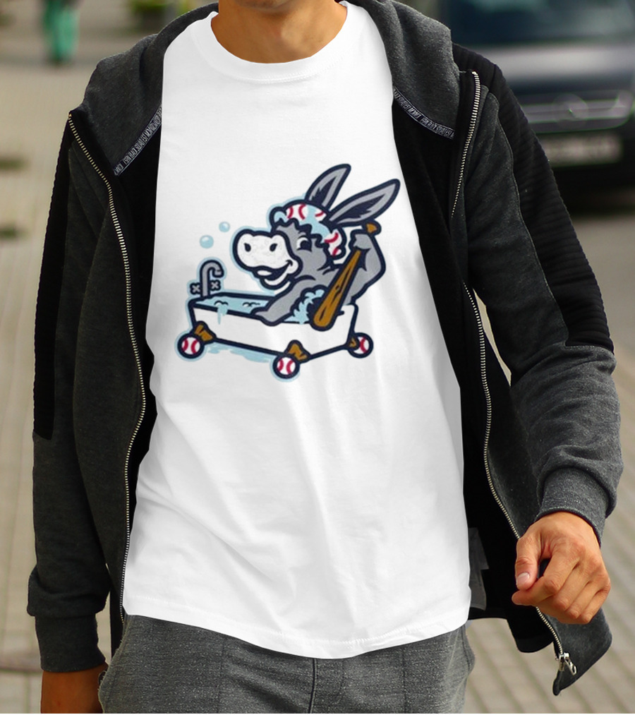 Bathtub Donkeys Baseball Bathtub Donkey Baseball T-Shirt