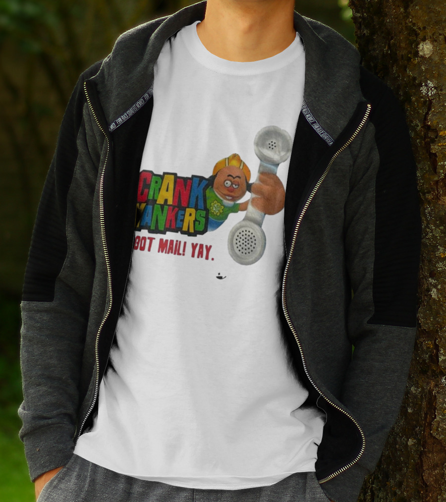 Crank Yankers I Got Mail Yay Character With Telephone Receiver T-Shirt
