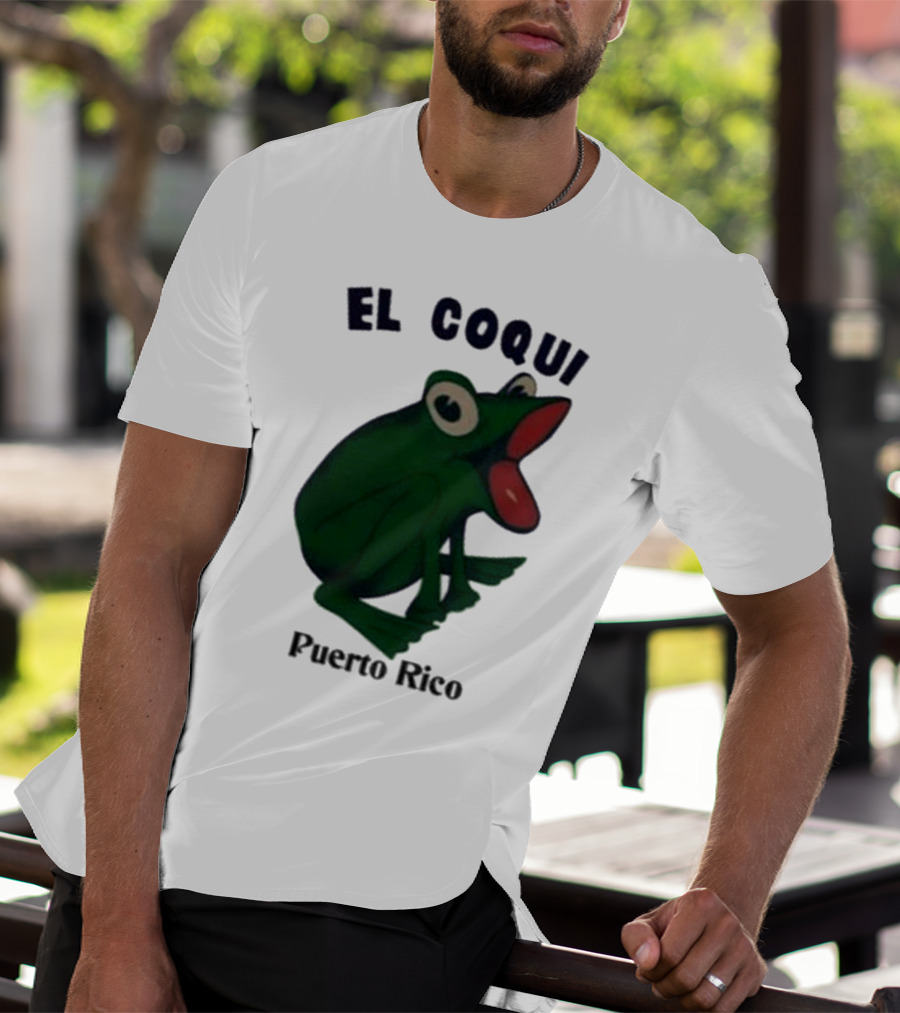 Dios Bunny El Coqui Puerto Rico Frog T-Shirt