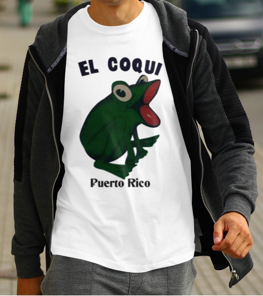 Dios Bunny El Coqui Puerto Rico Frog T-Shirt