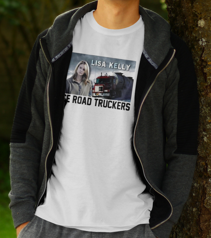 Lisa Kelly Ice Road Truckers Red Truck Adventure T-Shirt