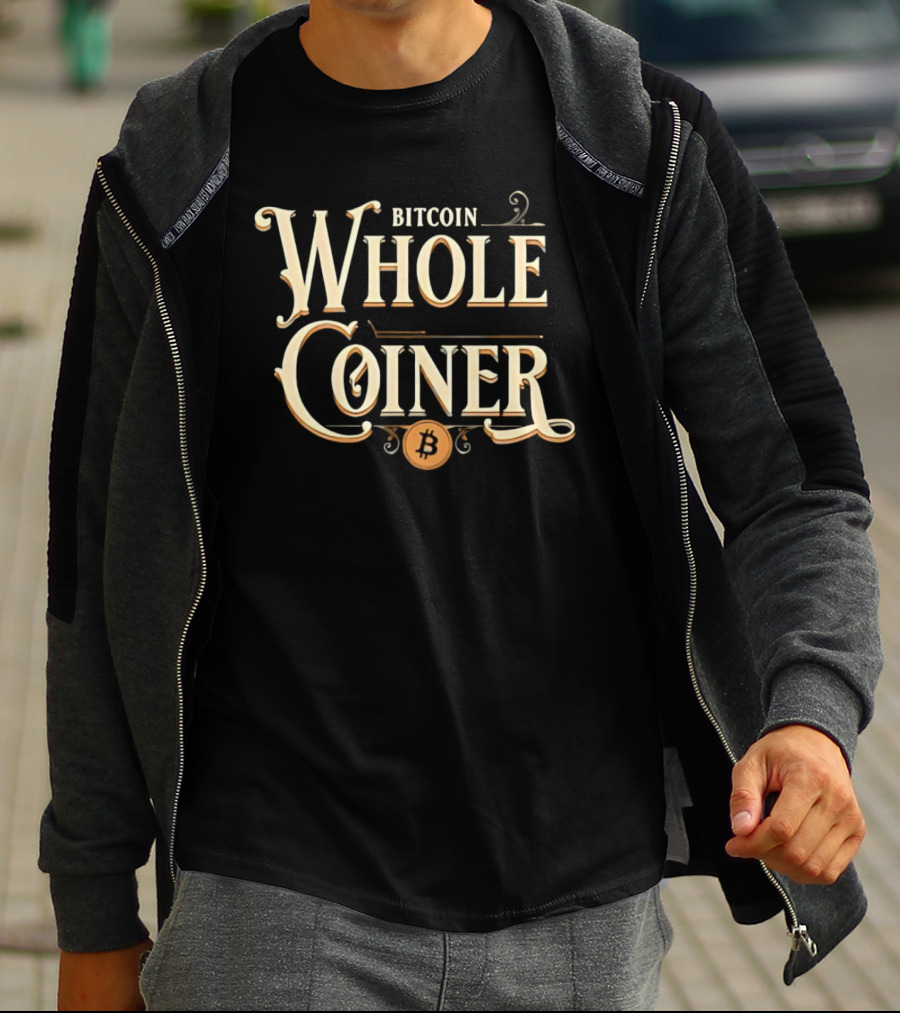 Bitcoin Whole Coiner Crypto T-Shirt