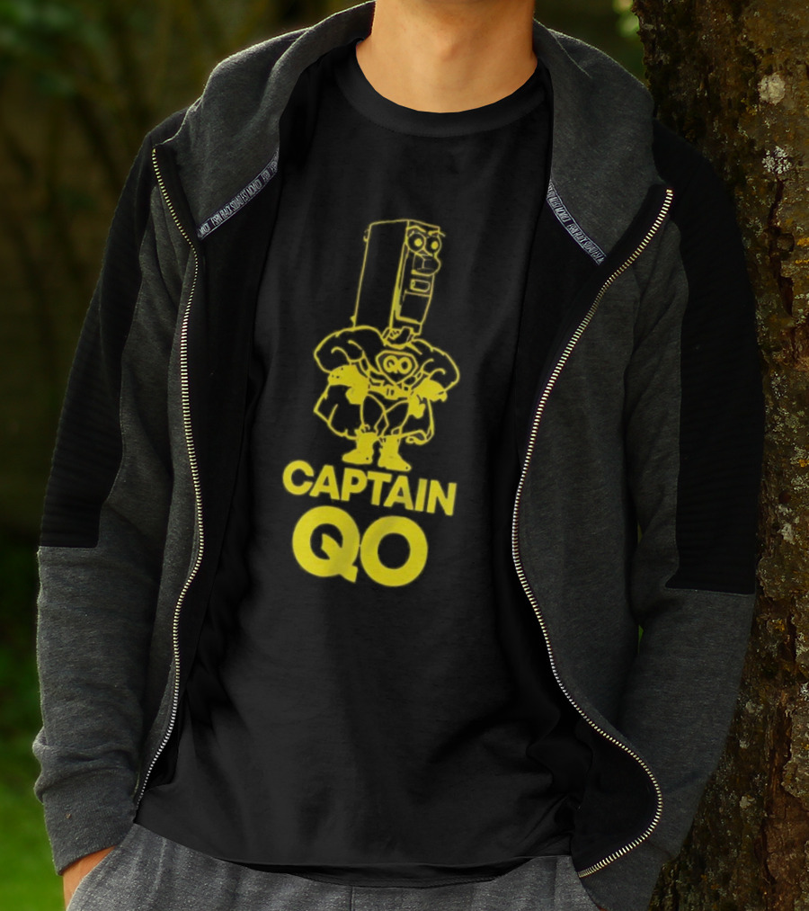 Captain QO Superhero The Big Bang Theory Comic T-Shirt