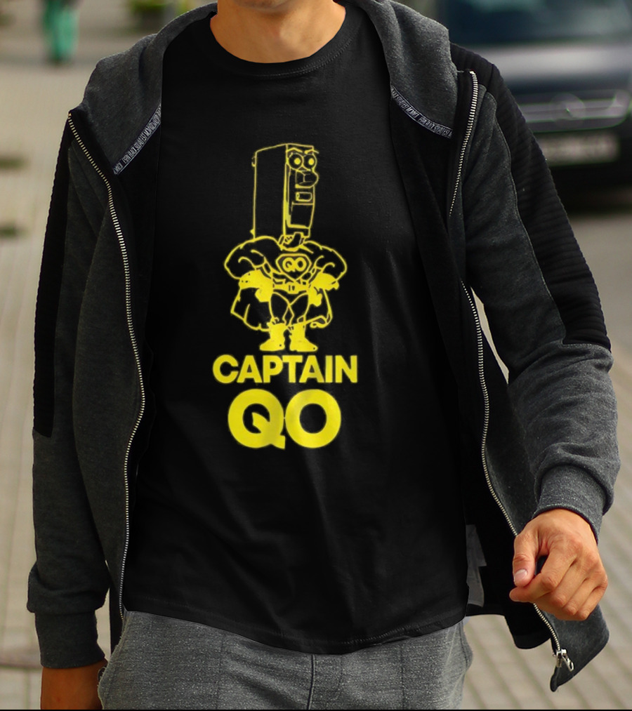Captain QO Superhero The Big Bang Theory Comic T-Shirt