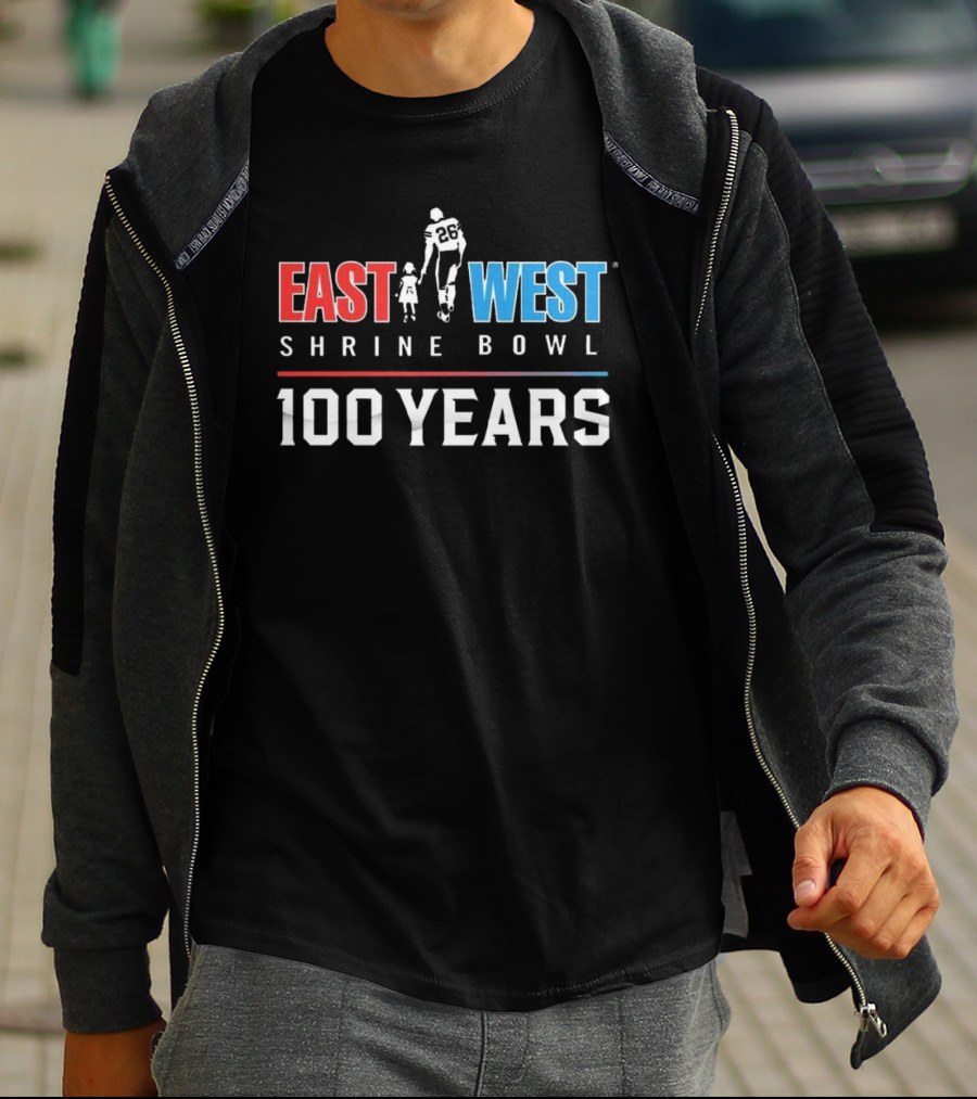East West Shrine Bowl 2025 Celebrating 100 Years T-Shirt