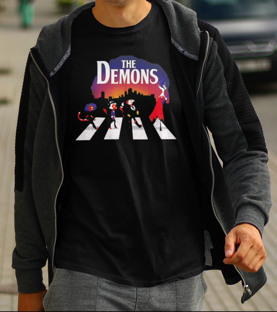 Hazbin Hotel Demons Walking Crosswalk T-Shirt