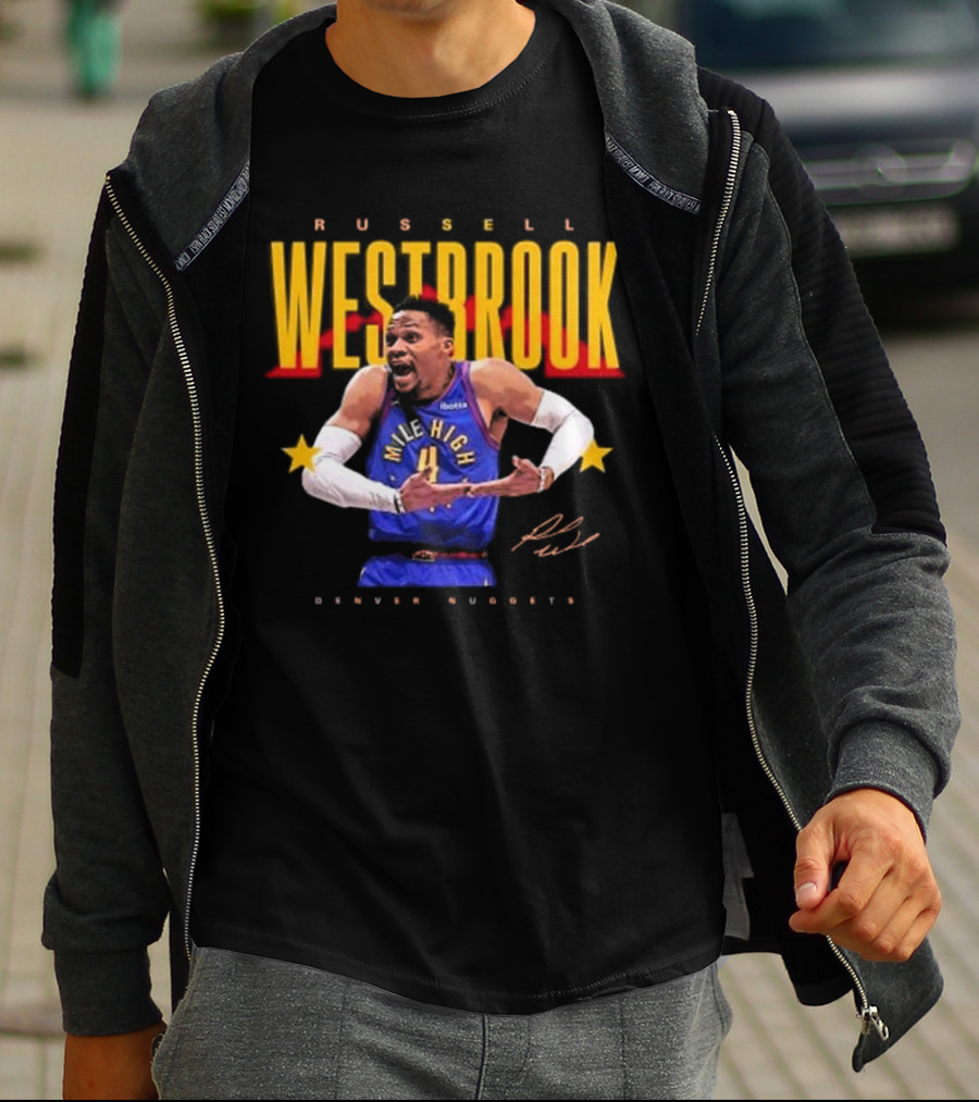 Russell Westbrook Mile High Denver Nuggets Signature T-Shirt