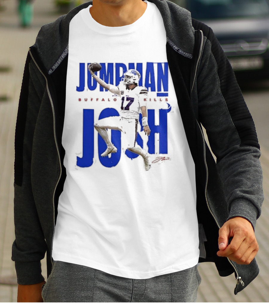 JUMPMAN JOSH BUFFALO BILLS 17 Signature T-Shirt