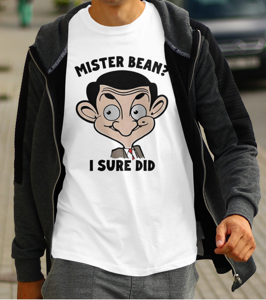 Mister Bean I Sure Did Face T-Shirt