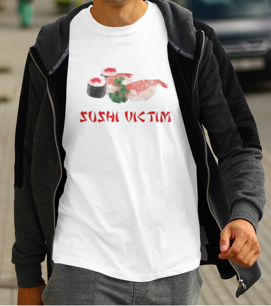 Acervo Kali Uchis Sushi Victim Nigiri And Rolls With Wasabi T-Shirt