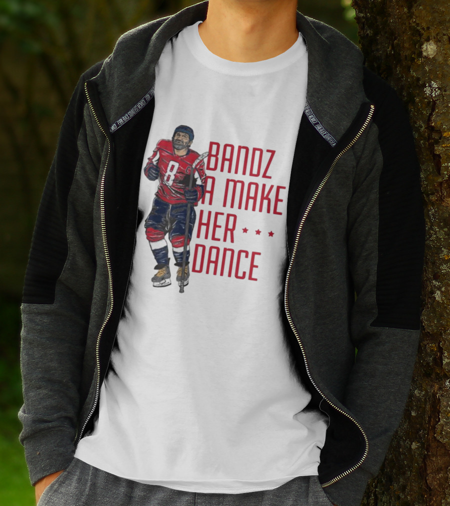 Alexander Ovechkin Bandz A Make Her Dance 8 Hockey Washington Capitals T-Shirt