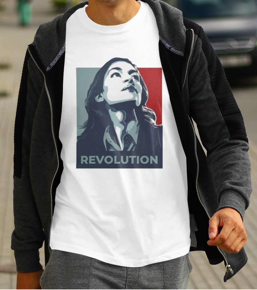 Alexandria Ocasio-Cortez AOC Revolution Inspiration T-Shirt