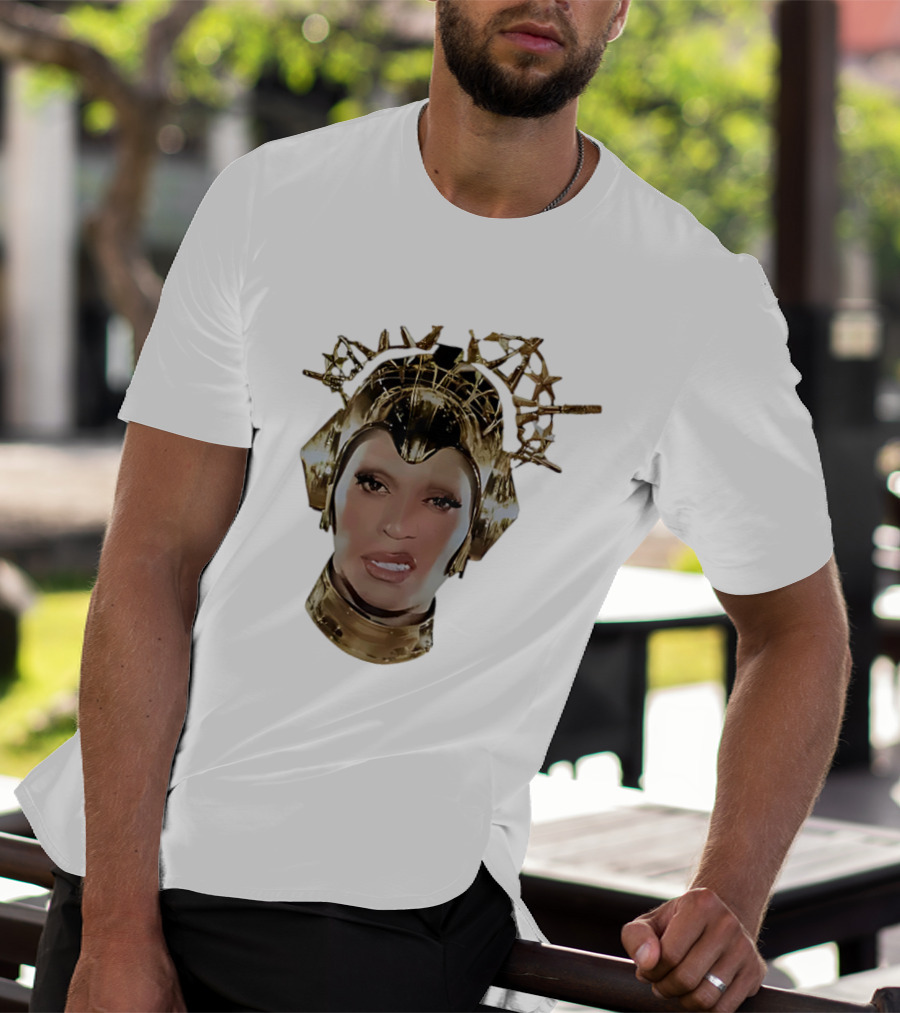 Beyoncé Cowboy Carter Bigface Metallic Headpiece T-Shirt