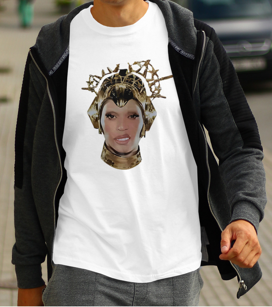 Beyoncé Cowboy Carter Bigface Metallic Headpiece T-Shirt