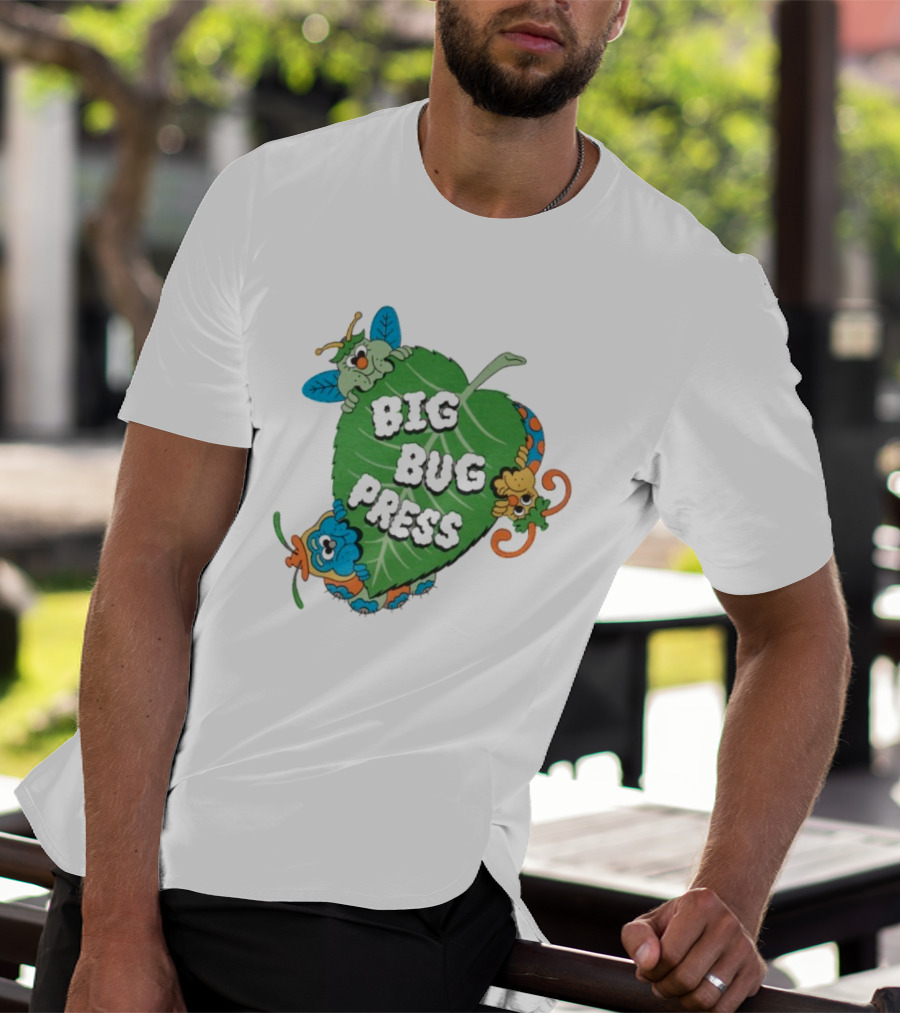 Big Bug Press Leafy Lunchtime Cute Cartoon Characters T-Shirt