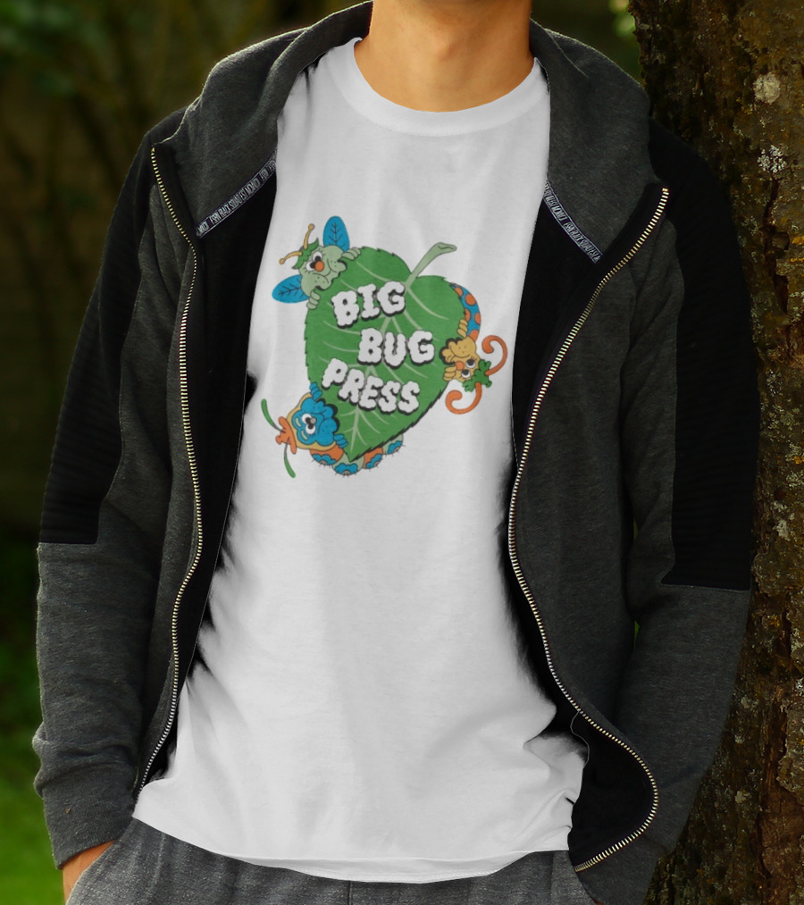 Big Bug Press Leafy Lunchtime Cute Cartoon Characters T-Shirt