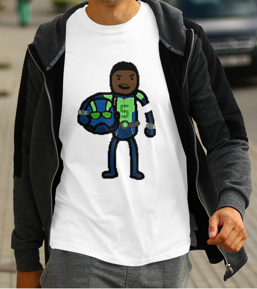 "Anthony Edwards No.5 Cartoon Ant-Man Style Minnesota Timberwolves" T-Shirt