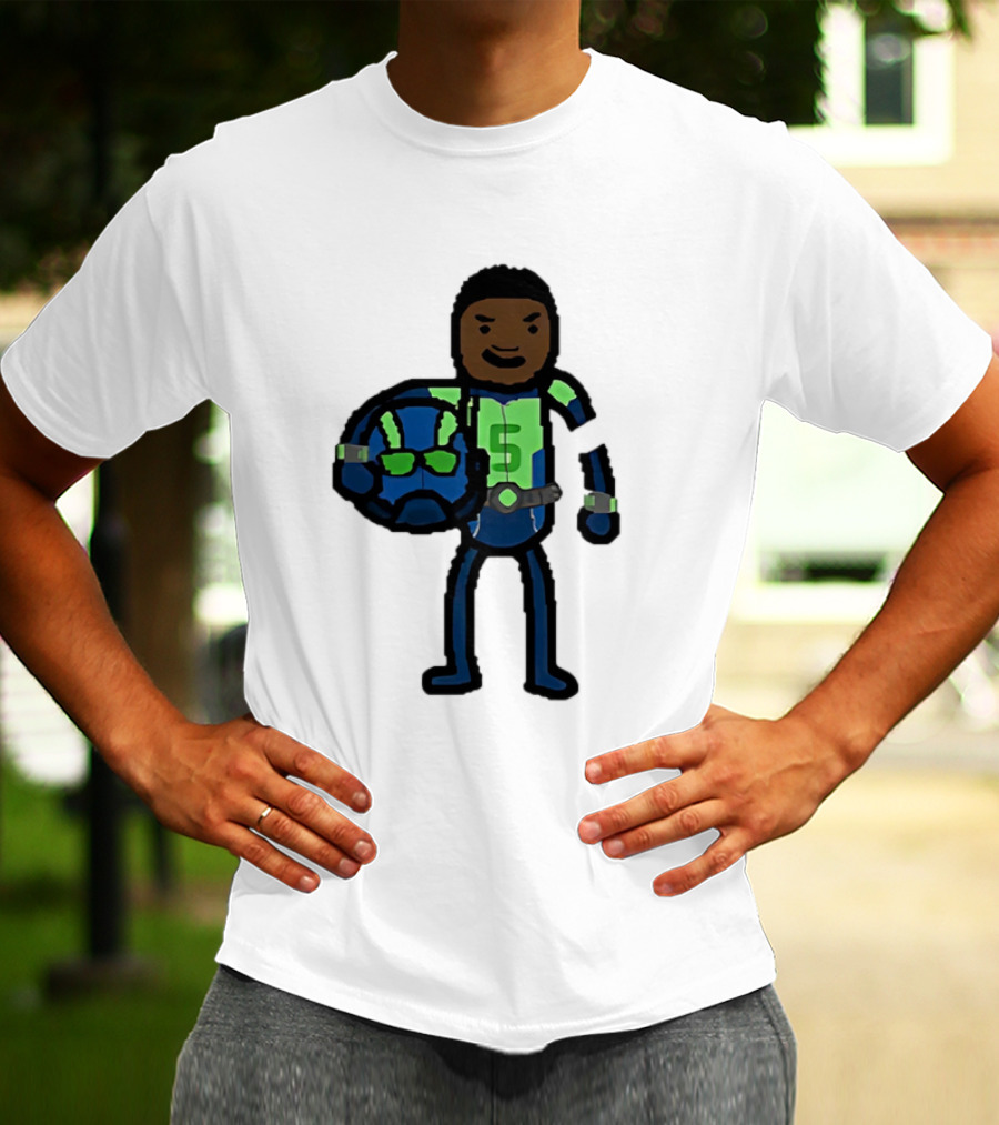 "Anthony Edwards No.5 Cartoon Ant-Man Style Minnesota Timberwolves" T-Shirt