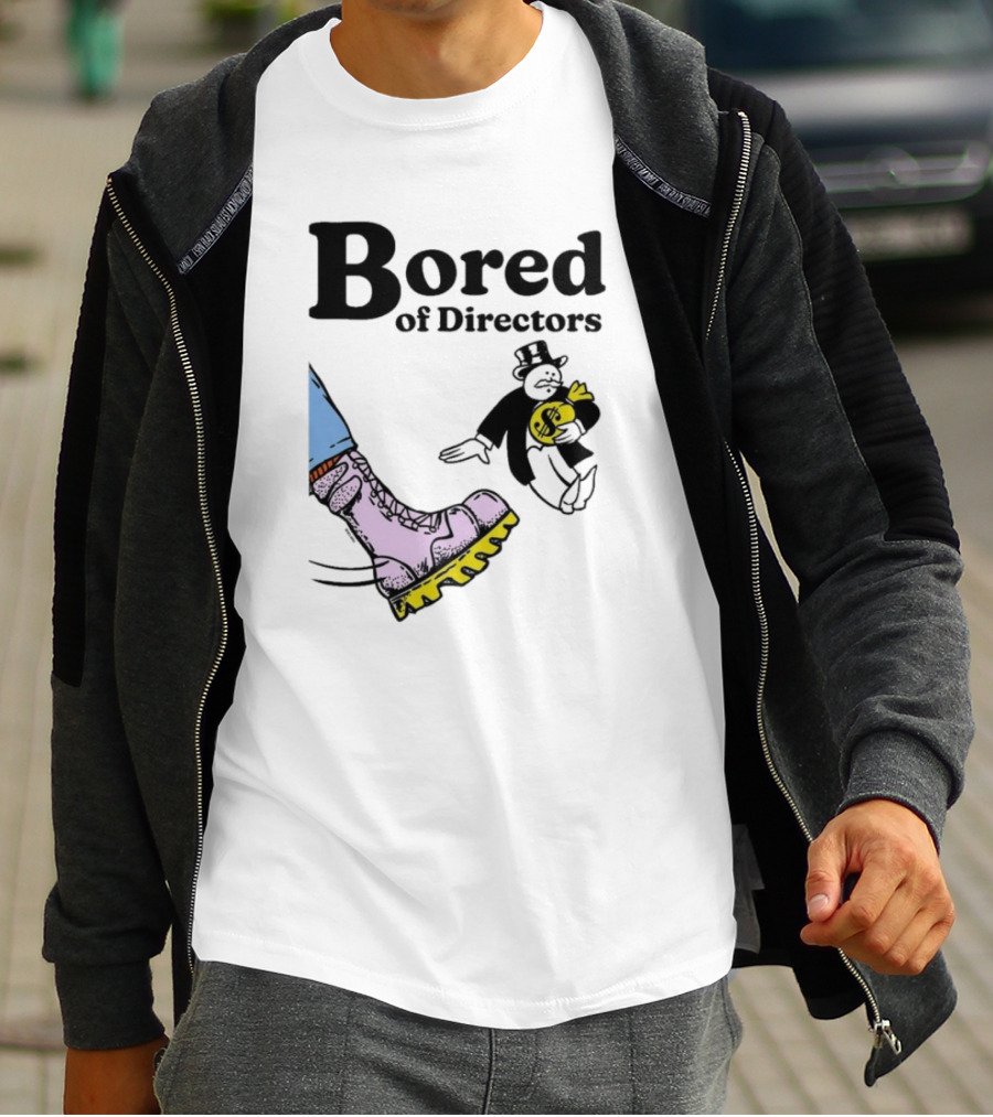 Bored Of Directors Stomp Boot Money Bag T-Shirt