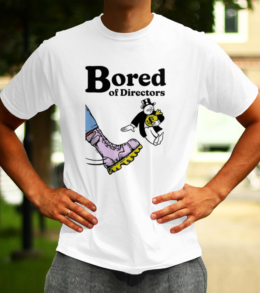 Bored Of Directors Stomp Boot Money Bag T-Shirt
