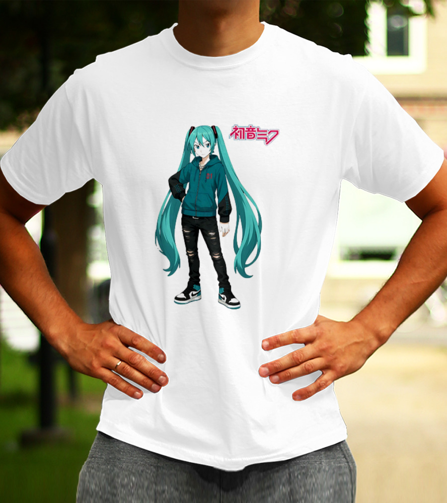 初音ミク Atlanta Miku Character T-Shirt