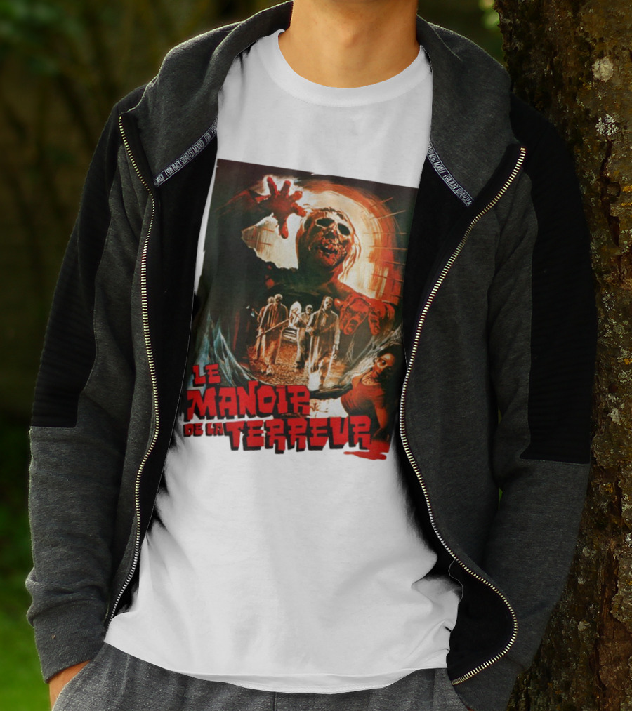 Le Manoir De La Terreur Horror Art T-Shirt