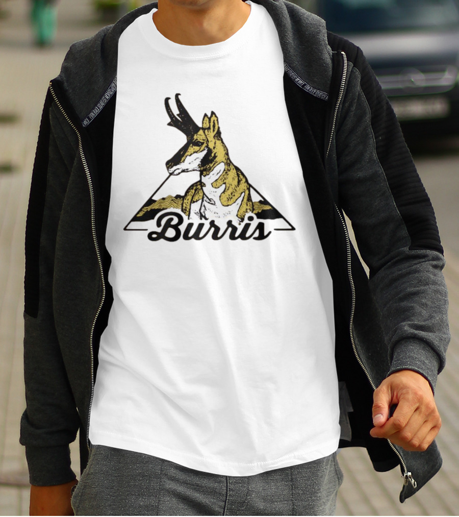 Burris 24 Antelope Triangle Retro Graphic T-Shirt
