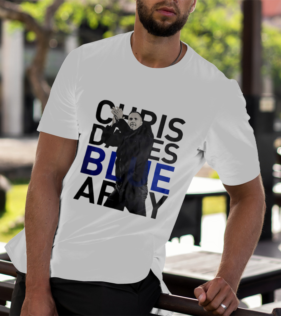 Chris Davies Blue Army Leadership And Inspiration T-Shirt