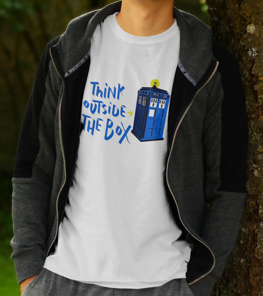 Think Outside The Box Doctor Who Tardis T-Shirt