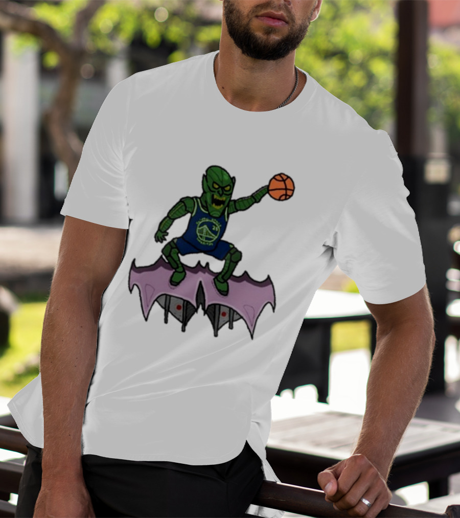 Golden State Warriors Draymond Green Goblin Basketball Crossover T-Shirt