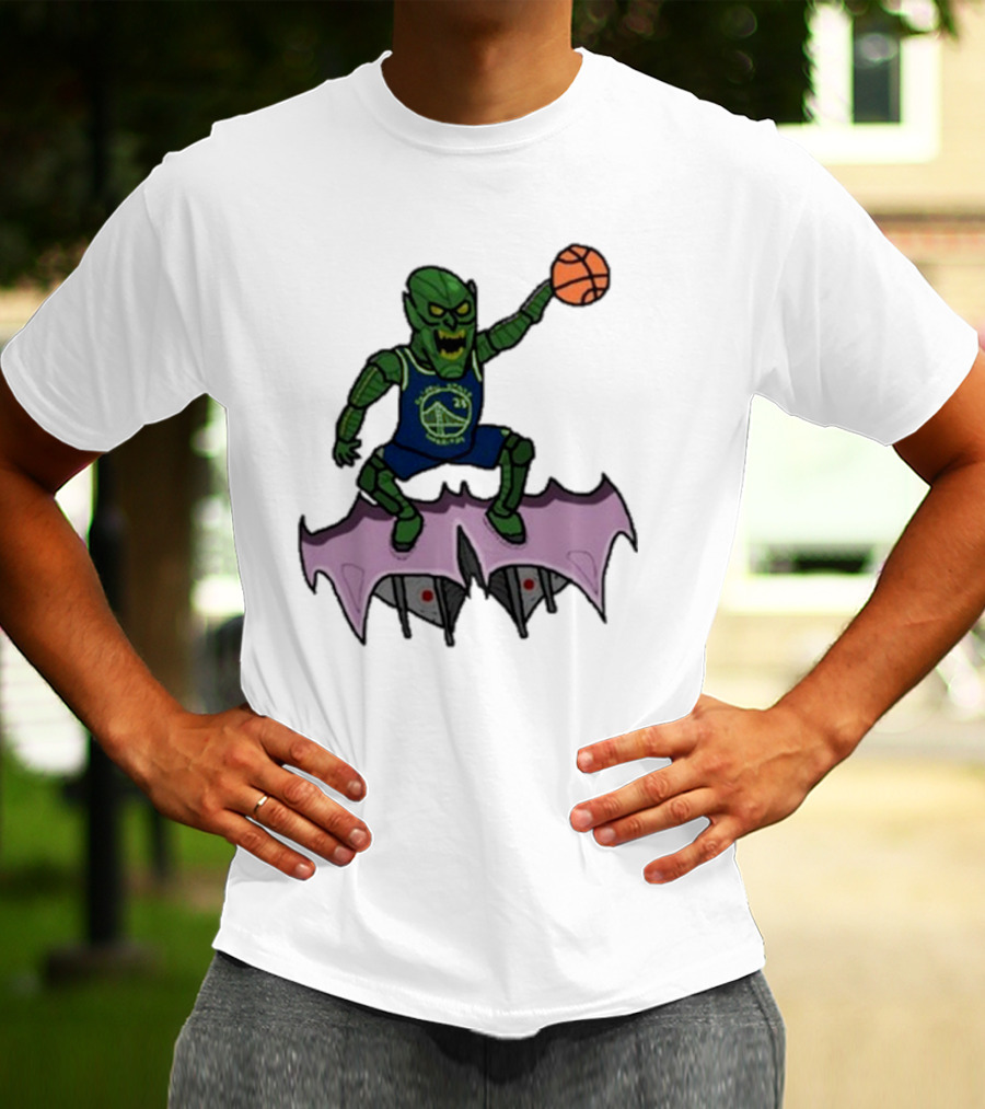 Golden State Warriors Draymond Green Goblin Basketball Crossover T-Shirt