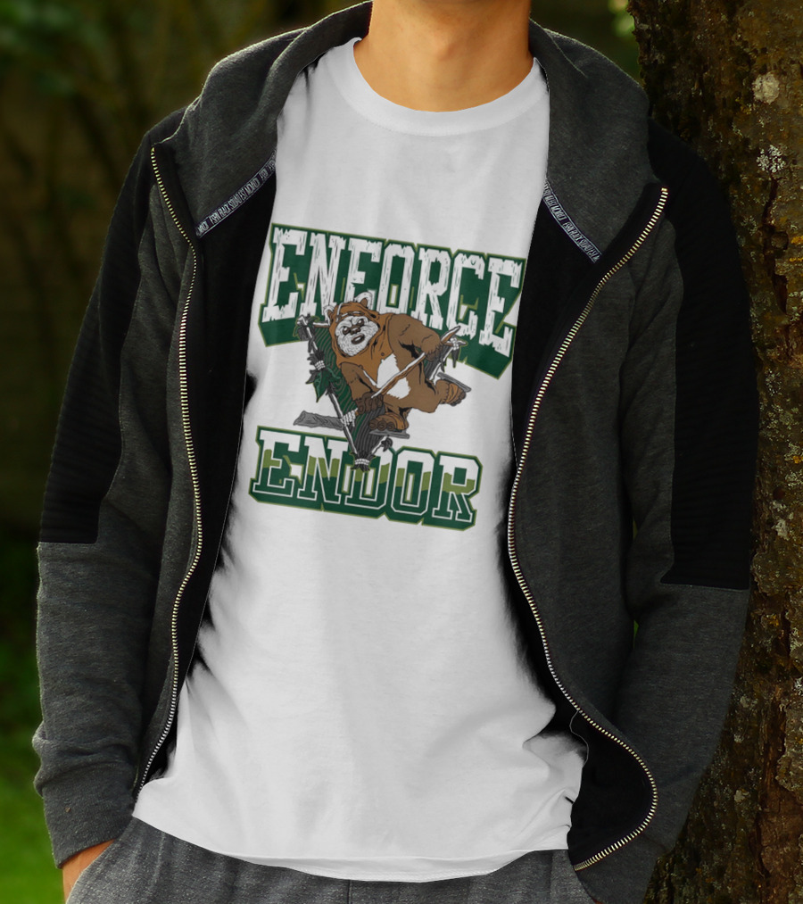 Enforce Endor Hockey Ewok Warrior T-Shirt
