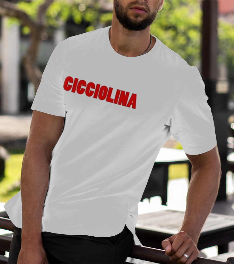 Erika Vikman Cicciolina Red Bold Statement T-Shirt