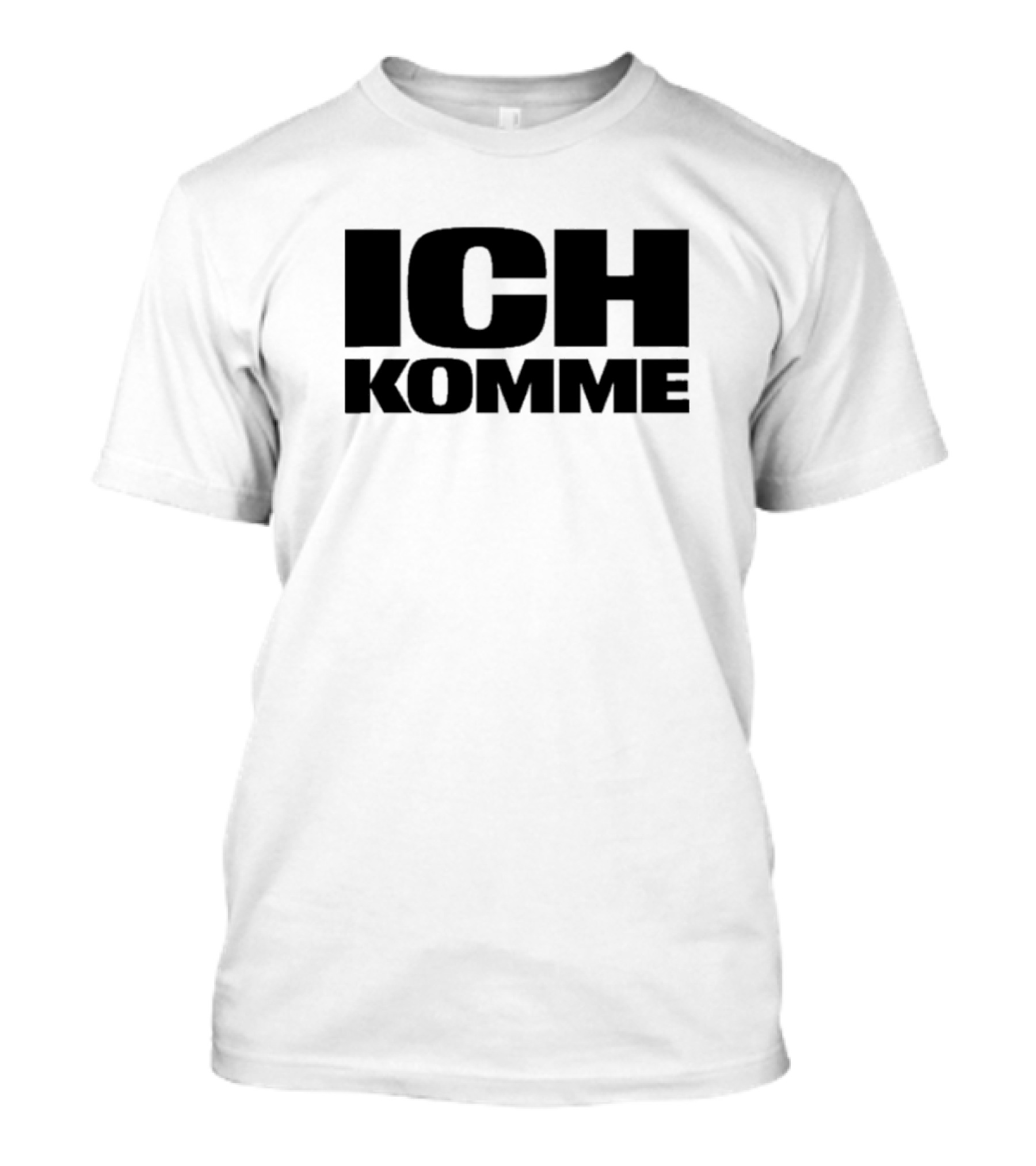 Erika Vikman Ich Komme Retro 70s Disco Aesthetic Black Text T-Shirt